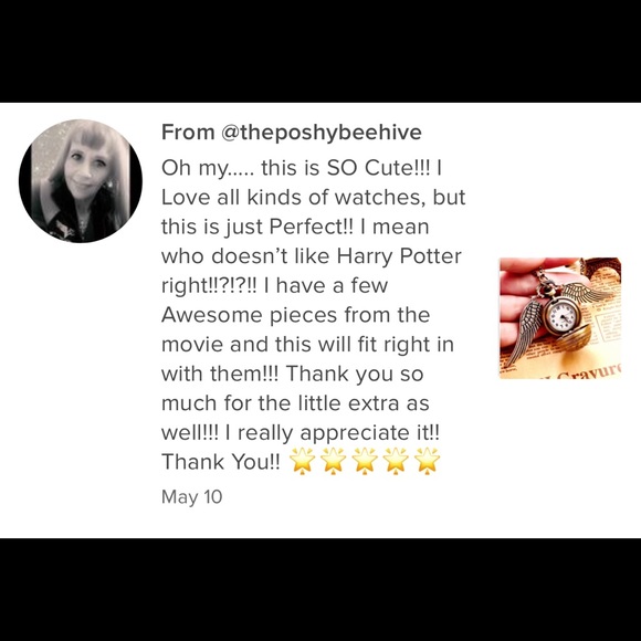 NWT Golden Snitch Pocket Watch Pendant - Picture 8 of 8